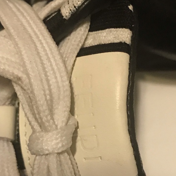 FENDI Sneakers Roma Black/White FF Tech Fabric lace-up🇮🇹 - Picture 8 of 11